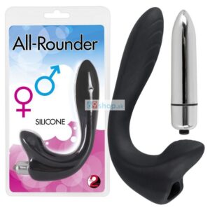 All-Rounder - vibrátor na prostatu a na bod G (černý)