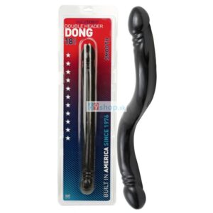 Americké dvojité dildo - černé (44