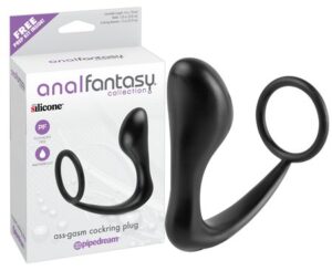 Analfantasy Ass-gasm Erekční kroužek s análním kolíkem