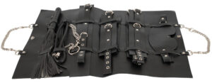 Bad Kitty - faux leather binding set in bag (11 pieces) - black