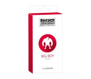 Balení kondomů značky Secura - BIG BOY