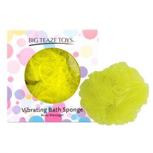 Big Teaze Toys - sprchová houbička s vibrátorem (žlutá)