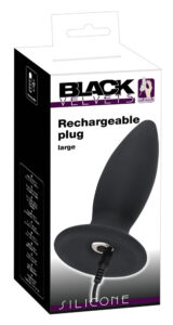 Black Velvet L - nabíjecí anální vibrátor pro pokročilé - velký (černý)