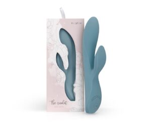 Bloom Violet Rabbit - nabíjecí vibrátor na bid G s ramínkem na klitoris