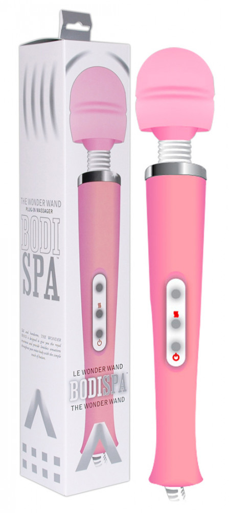 Bodi-Spa Le Wonder Wand - masážní vibrátor na síťové připojení (růžoví)