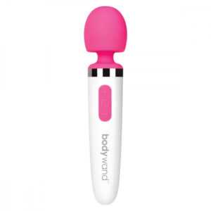 Bodywand Aqua Mini - mini vodotěsný masážní vibrátor (pink-bílý)