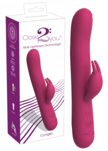 Close2you: Coniglio zajíček vibrátor na bod G (červený)