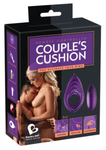 Couples Cushion 3 in 1 - nabíjecí párový vibrátor (fialový)