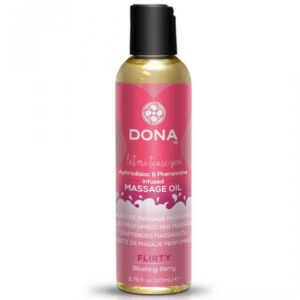 DONA Scented Blushing Berry - voňavý masážní olej (110ml)