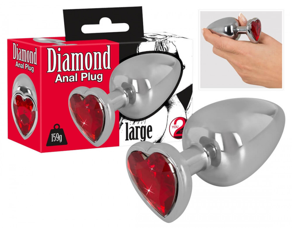 Diamond anal plug - 159g