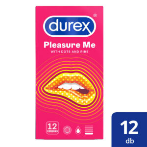 Durex Emoji PleasureMe - vroubkované-tečkované kondomy (12ks)