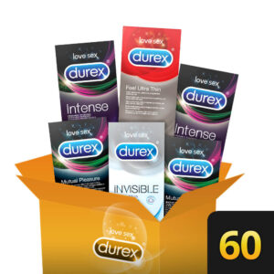 Durex Premium - balík kondomů pro extra požitek (6 x 10ks)