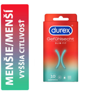 Durex Slim Fit krabička 10 ks