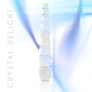 FEELZTOYS - GLAZZZ GLASS DILDO CRYSTAL DELIGHT