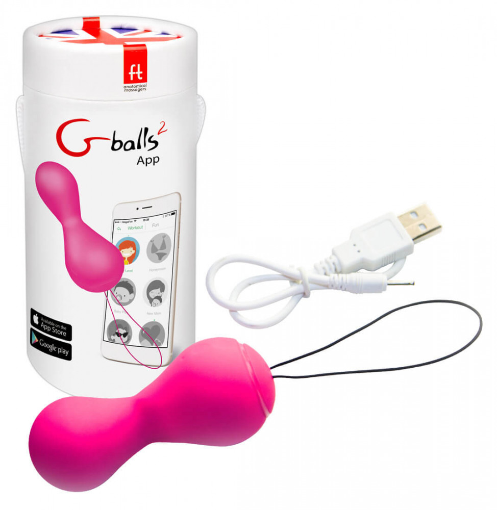 G-Balls 2 - inteligentní duo venušinych kuliček (pink)