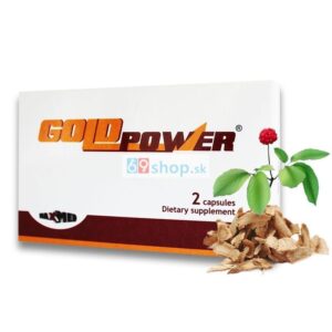 Gold Power - kapsle pro muže (2 ks)