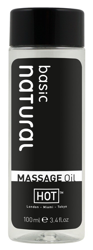 HOT masážní olej - lehký přírodní (100 ml)