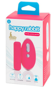Happyrabbit - Cordless Radio Vibration Panties (Pink-Black)