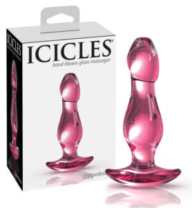 Icicles No. 73 - penis anal dildo (pink)