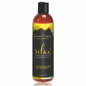 Intimate Earth Relax - relaxační masážní olejíček - meduňka-kokos (120ml)