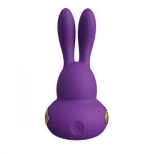 Kama Sutra Chari - vodotěsný nabíjecí vibrátor na klitoris ve tvaru zajíčka (fialový)