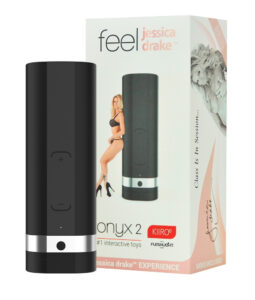 Kiiro Onyx 2 Jessica Drake Experience - Cordless Interactive Masturbator (Black)