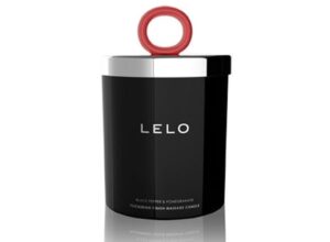 Lelo - Třpytivá Masážní svíčka - černý pepř & granátové jablko