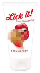 Lick it! - 2in1 edible lubricant - strawberry (50ml)