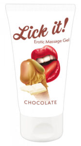 Lick it! - 2in1 edible lubricant - white chocolate (50ml)