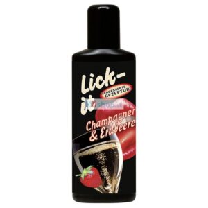 Lick-it orální lubrikant - šampaňské-jahoda - 100 ml