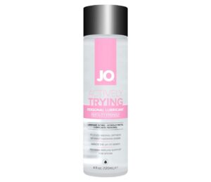 Lubrikační gel System JO Actively Trying na podporu otěhotnění .