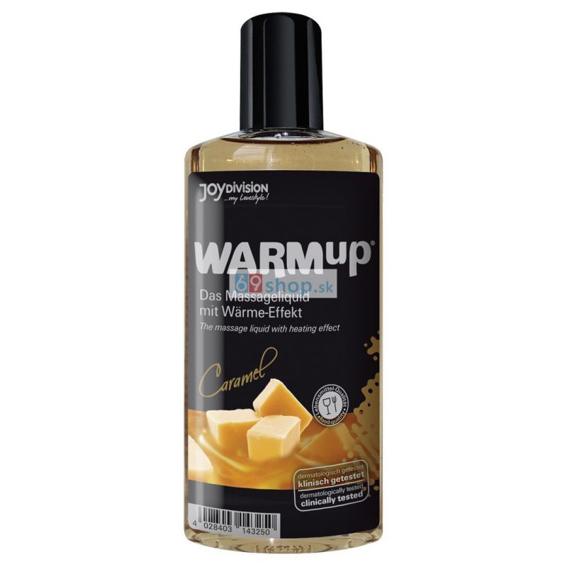 Masážní gel se nahřívací účinkem - karamelový (150 ml)