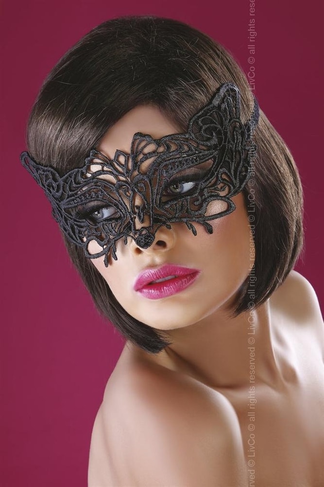 Maska LivCo Corsetti Model 13 - černá - uni