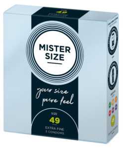 Mister Size Thin Condom - 49mm (3pcs)