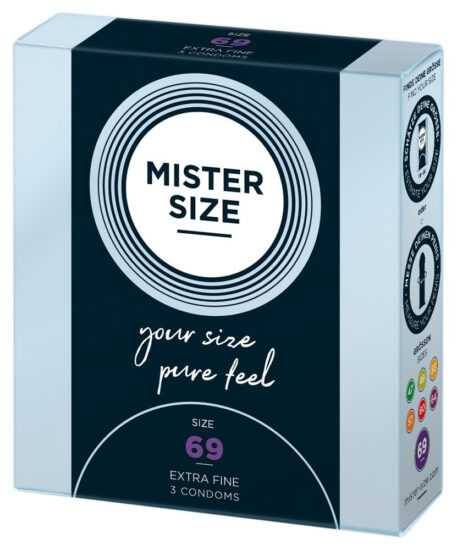 Mister Size Thin Condom - 69mm (3pcs)