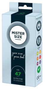 Mister Size thin condom - 47mm (10pcs)