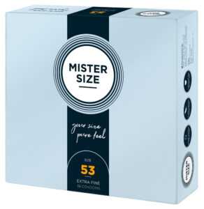 Mister Size thin condom - 53mm (36pcs)