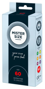 Mister Size thin condom - 60mm (10pcs)