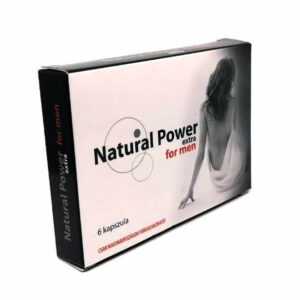 NATURAL POWER FOR MEN - 6pcs