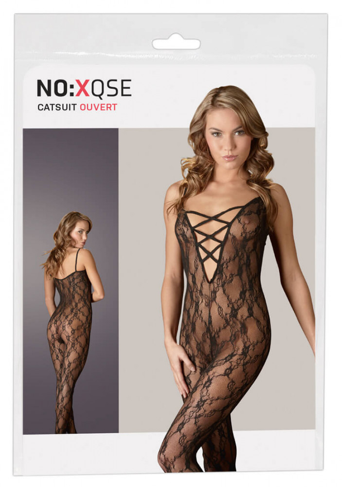 NO:XQSE -Krajkový erotický overal
