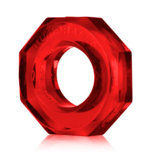 OXBALLS Humpballs - extra silný kroužek na penis (červený)