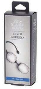 Padesát odstínů šedé - Inner Goddess Silver - trojice venušiných kuliček (černo-šedé)