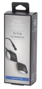 Padesát odstínů šedé Inner Goddess - dvojice venušiných kuliček (černo-stříbrná)