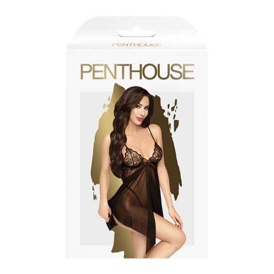 Penthouse Sweet beast erotická košilka black veľkosť L/XL