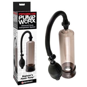 Pipedream Pump Worx Beginner´s Power Pump pumpa na penis Černá