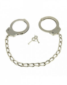RIMBA - METAL POLICE ANKLECUFFS WITH CHAIN