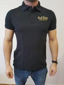 RITCH POLO SHIRT BLACK -  Polo Shirt M
