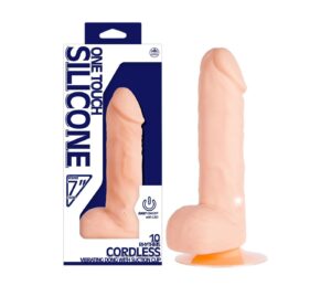 Realistický až 19cm dlouhý vibrátor s přísavkou