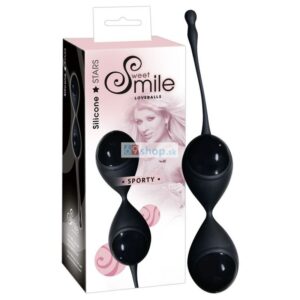 SMILE Sporty - kuličky rozkoše (černé)