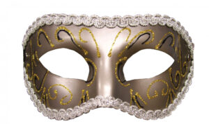 S&M - Grey Masquerade Mask